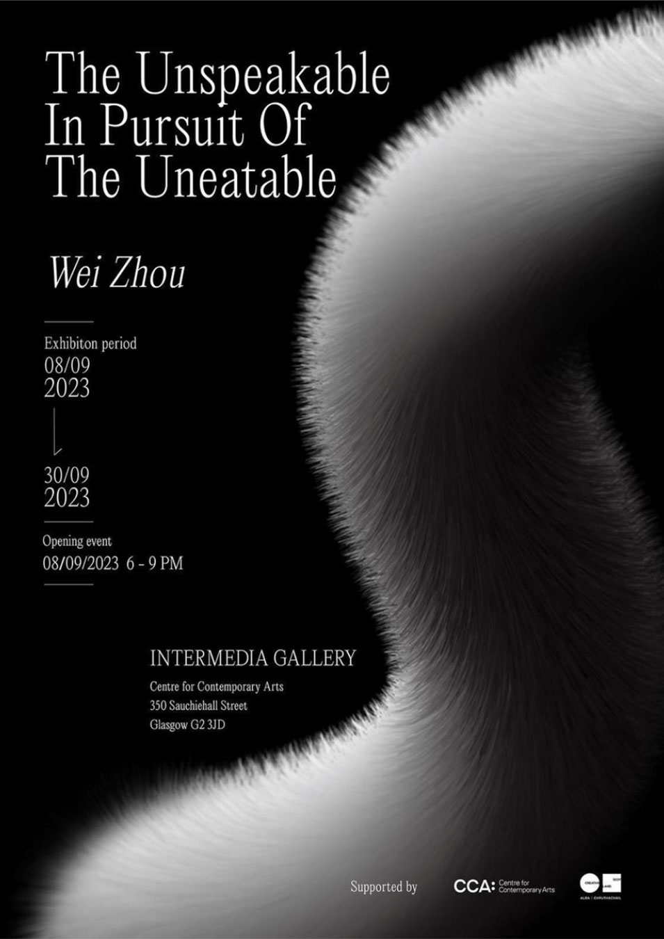 The Unspeakable In Pursuit Of The Uneatable, Wei Zhou, Poster, 2023